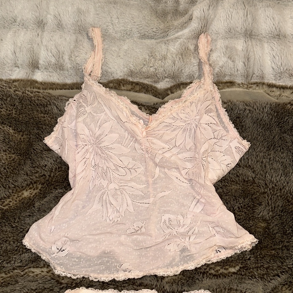 Vintage Floral Lingerie Set - image 2